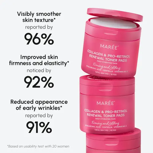Maree Collagen and Retinol Toner Pads